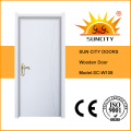 Safety Interior Single MDF Solid Wood Door for Bedroom (SC-W108)